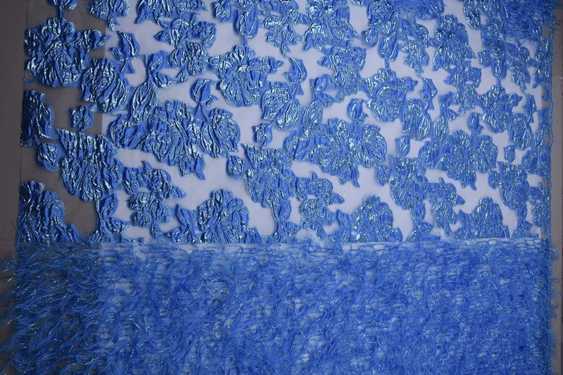 African Jacquard Lace Fabric French Net Embroidery Lace 2025 High Quality Nigeria Brocade Fabric For Women Wedding Dresses
