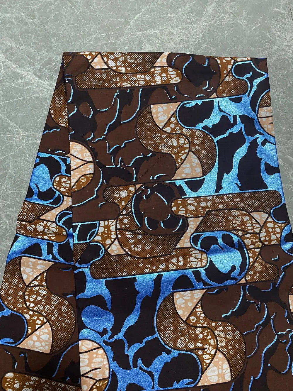 6YARDS African Golden Wax Fabric Real Batik Ankara 100Cotton Material Shine Super Good Quality Wax Kente Pagne Tissu For Uniform