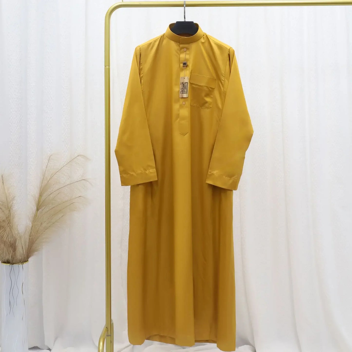 Muslim Eid Men Long Robe Kimono Dishdasha Modest Islamic Dubai Saudi Abayas Prayer Abaya Kaftan Ramadan Morocco Jubba Thobe