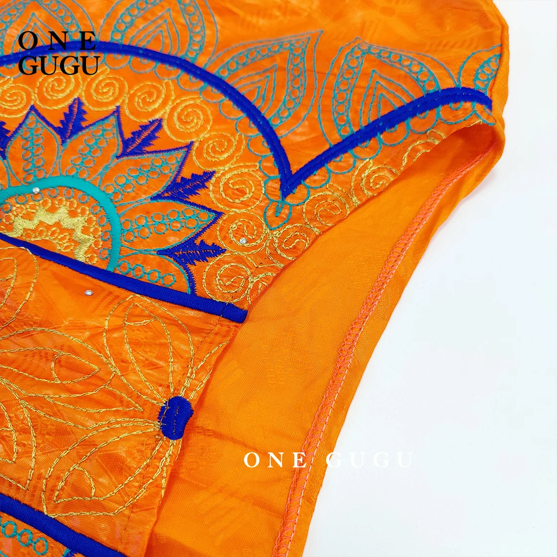 New Nigerian Original Bazin Dress Dashiki Brocade Embroiderey Basin Clothing 2022 Orange Mali Women Robe Wedding Party Dresses