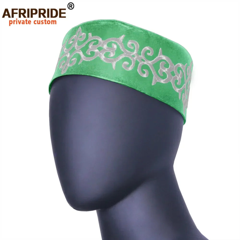 African Muslim Islam Kippah Arab Caps Musulman Ramadan Arabia Moslim Tulband Wrap Allah Muslim Prayer Cap Men AFRIPRIDE A1928010
