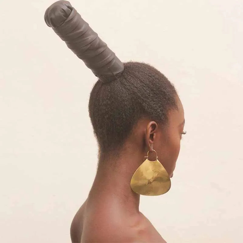 Big African hoops earrings, Elegant Large african hoops, marvel African  Jewelry,  Brass earring christmas gifts 2023s серьги