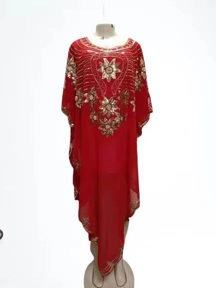 2024 Spring African Women's Sequins High Quality Top Fashion Temperament Casual African Women's Coat Skirt