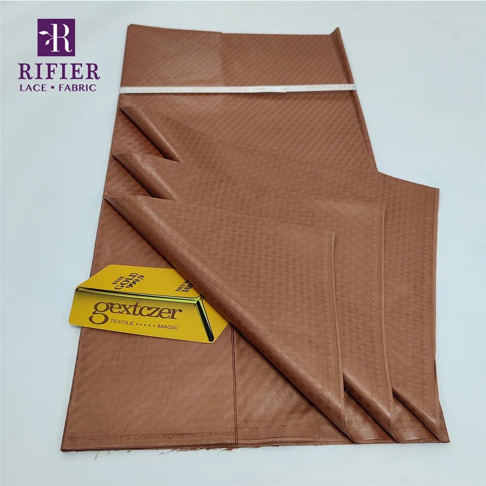 Factory Price!!! Original Bazin Riche Fabric Designed By Switzerland For Lovers' Clothing Lace Materials Bazin Riche Brocade