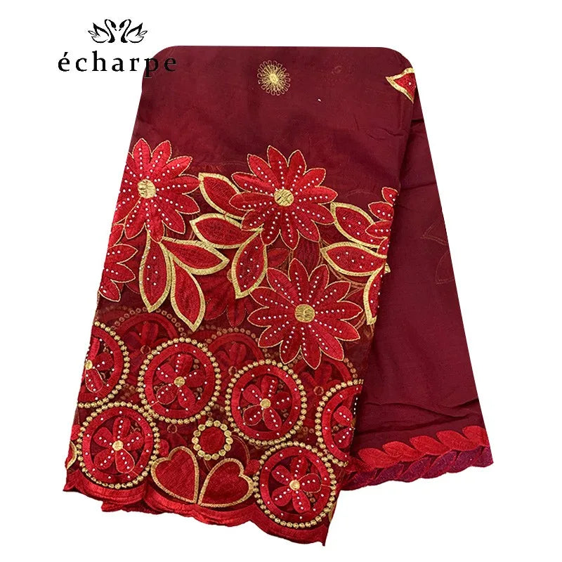 New African Women Scarfs muslim embroidery soft cotton big scarf for shawls wraps pashmina BM937