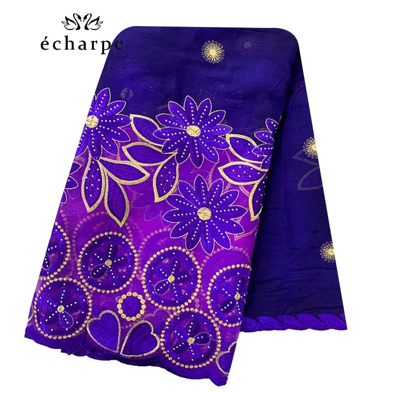 New African Women Scarfs muslim embroidery soft cotton big scarf for shawls wraps pashmina BM937