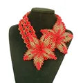 Dudo Artificial Coral Beads Jewelry Set African Nigeria Wedding Jewelry Bracelet Earrings Set 2023 Long Design