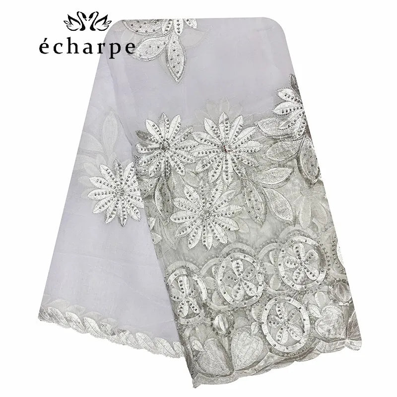 New African Women Scarfs muslim embroidery soft cotton big scarf for shawls wraps pashmina BM937