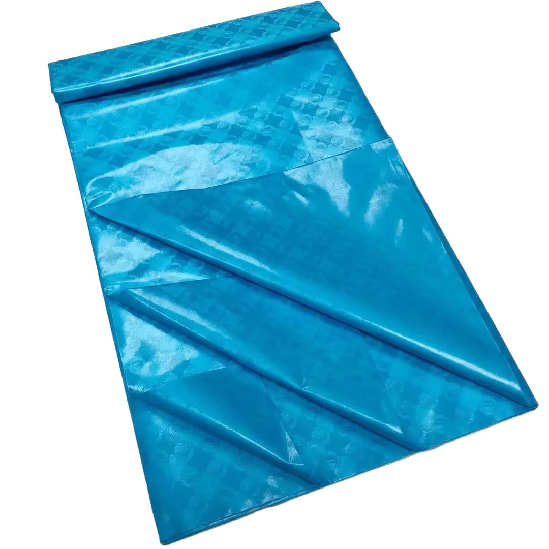 Soft Shining Good Quality Bazin Riche Fabric With Fragrance 5yards Jacquard Guinea Brocade Fabric 100%Cotton Perfume Bazin b16-9