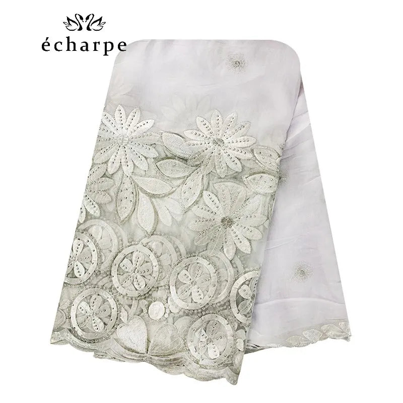 New African Women Scarfs muslim embroidery soft cotton big scarf for shawls wraps pashmina BM937