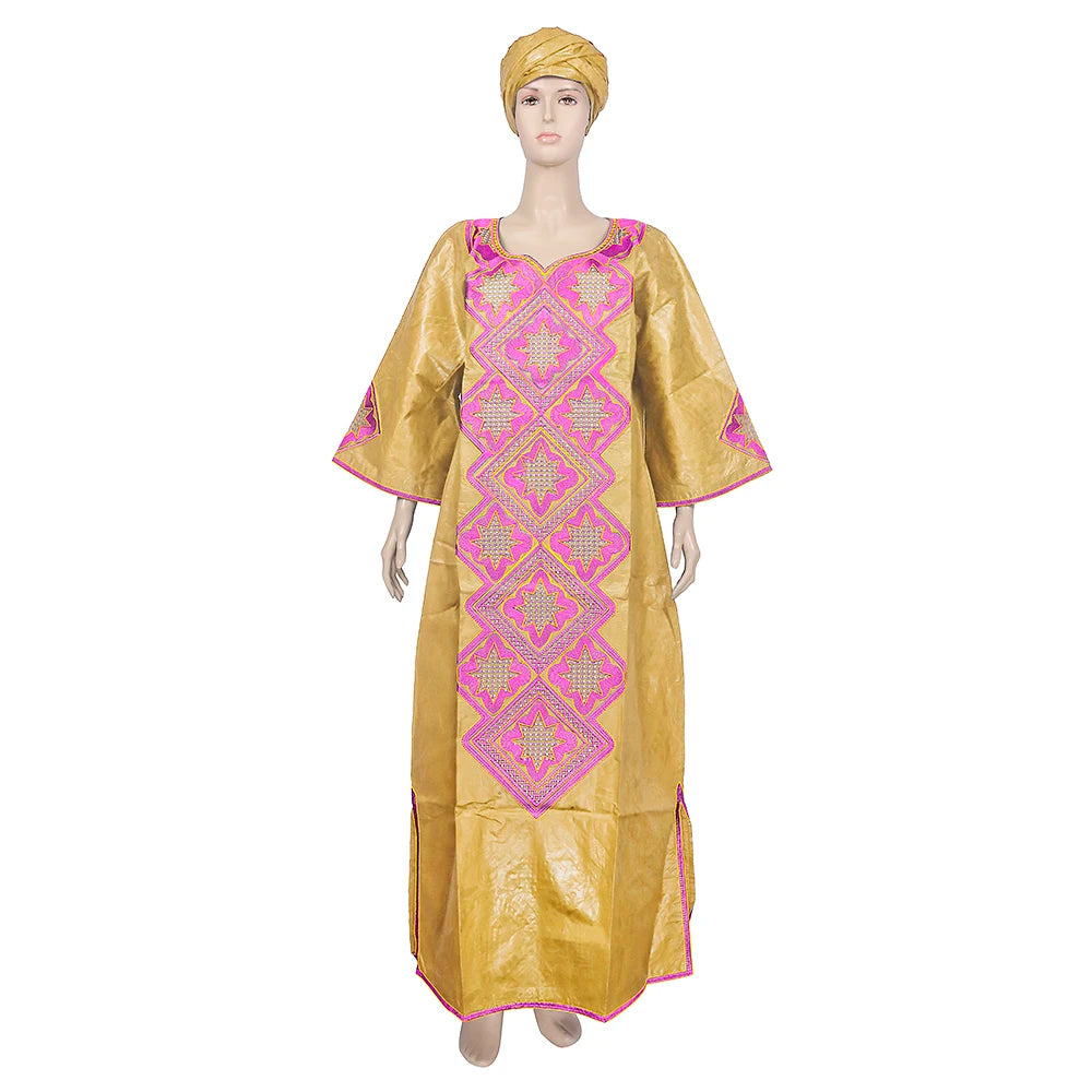 H&D African Clothes For Women Wedding Party Tradition dress Bazin Riche  Boubou Marocain Femme Vetement 2022 Long Robes