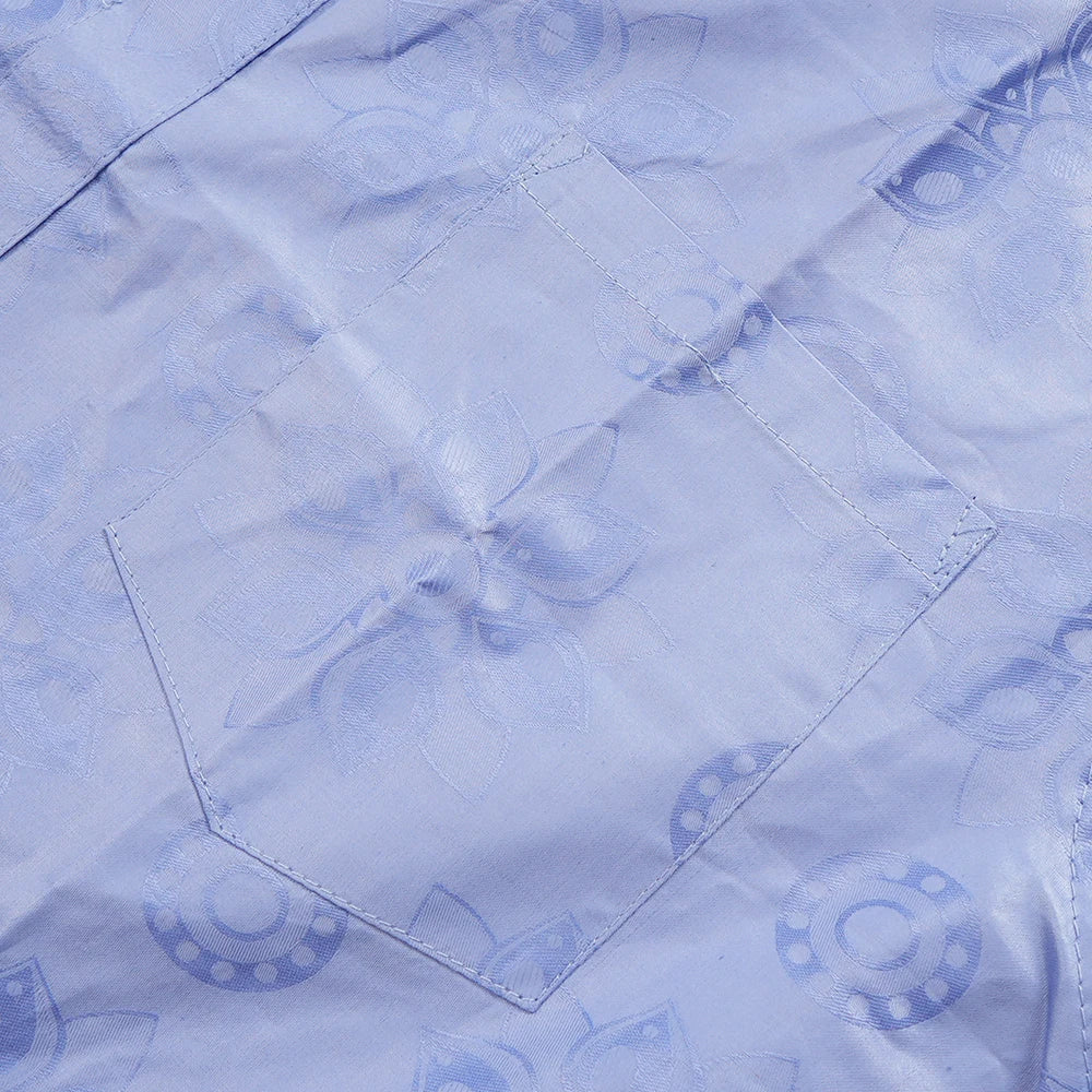 African Clothes Embroidery Blue Gown Plus Size For Men Elegant Party Wedding Thobe 3 PC Top and Pants Suits Set Daily Wear 2025