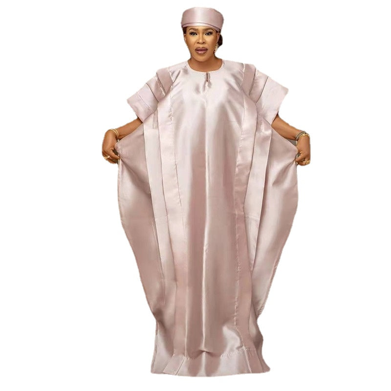 Nigeria Ladies Caftan Dress African Dresses for Women 2022 Traditional Loose Abaya Musulman Boubou Robe Africaine Femme Clothes