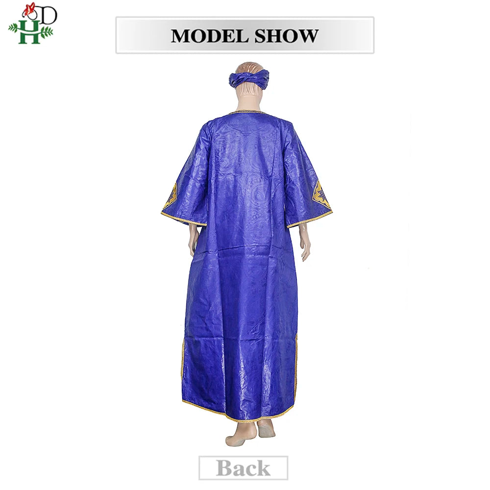 H&D African Clothes For Women Wedding Party Tradition dress Bazin Riche  Boubou Marocain Femme Vetement 2022 Long Robes