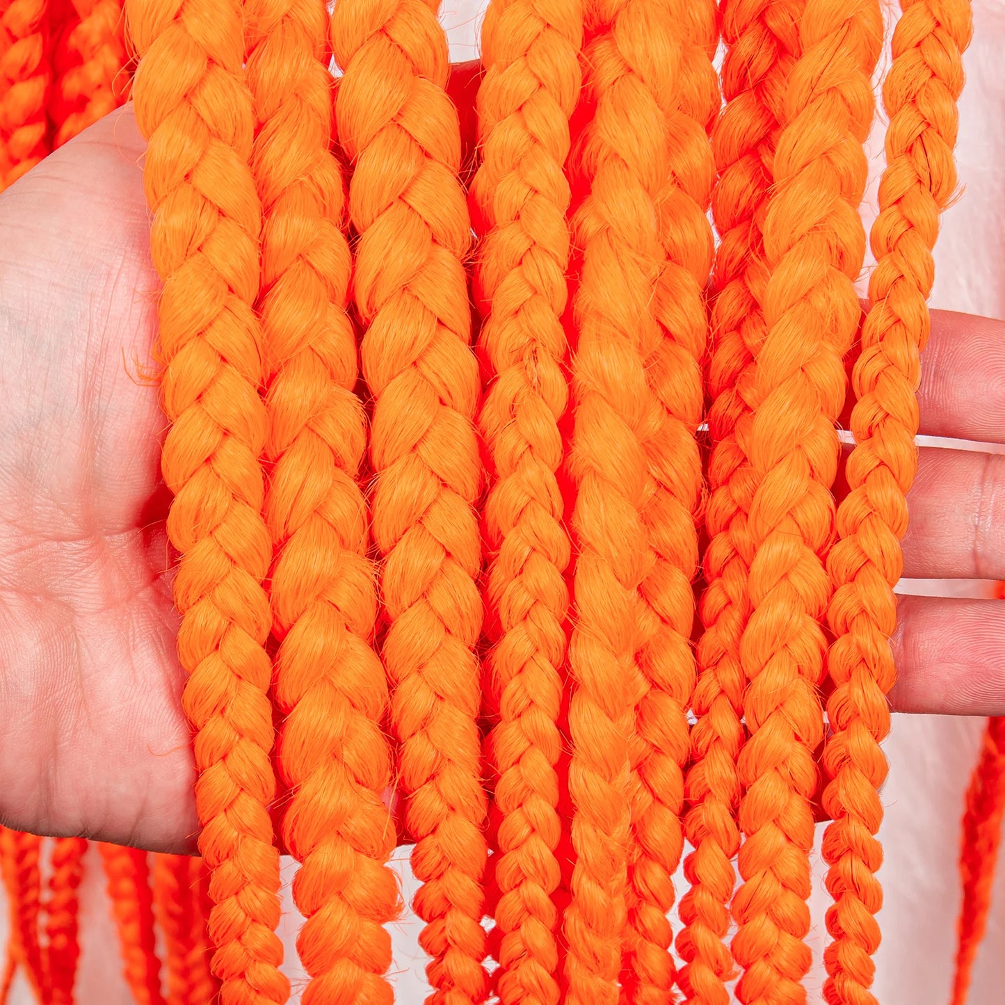 HD Full Lace Braided Wigs for Black Women Box Braids Synthetic Lace Front Wig Big Square Knotless Box Braids With Baby Hair