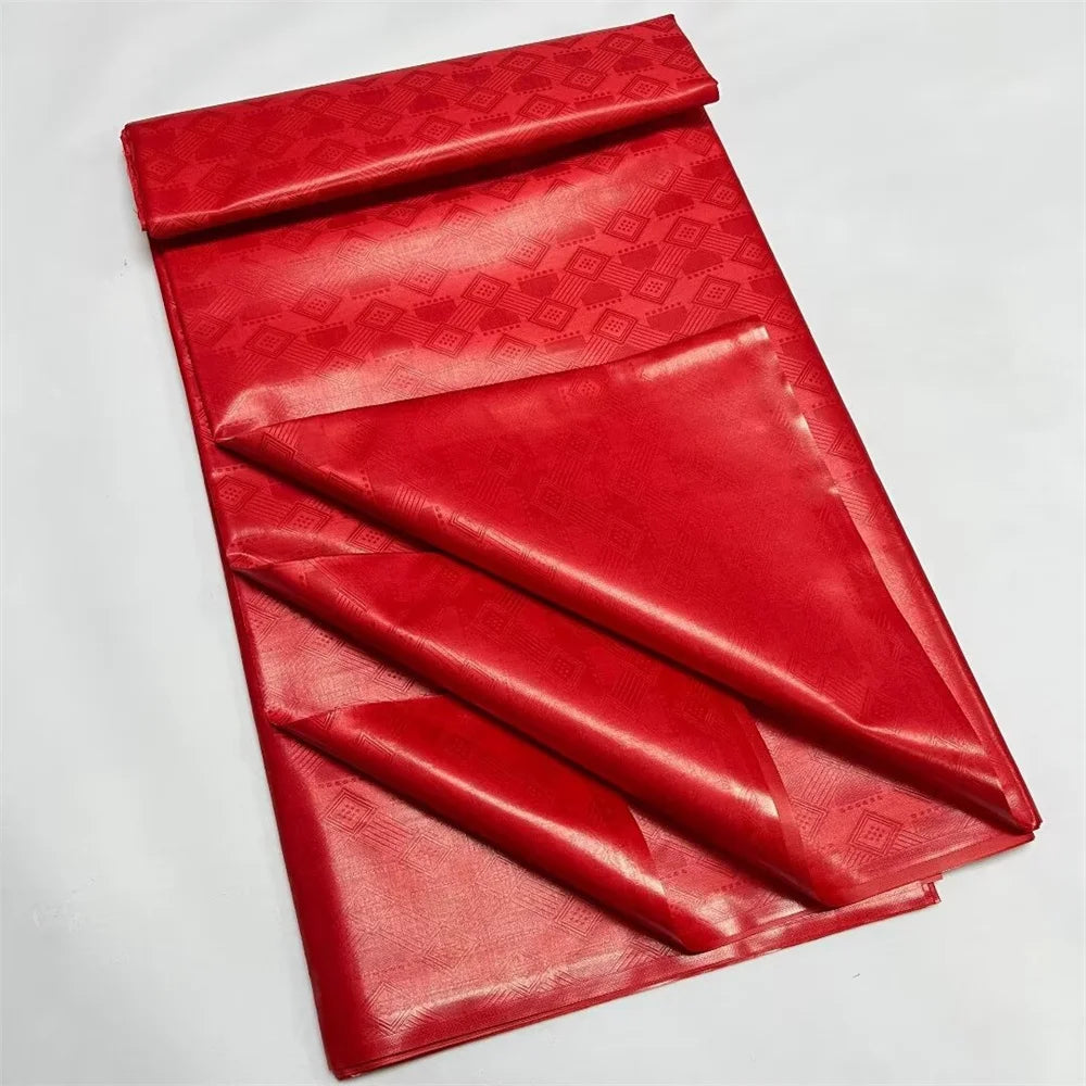 2025 African Bazin Riche Fabric Plain Bazin Brocade Latest 5 Yard African Lace Fabric For Dress