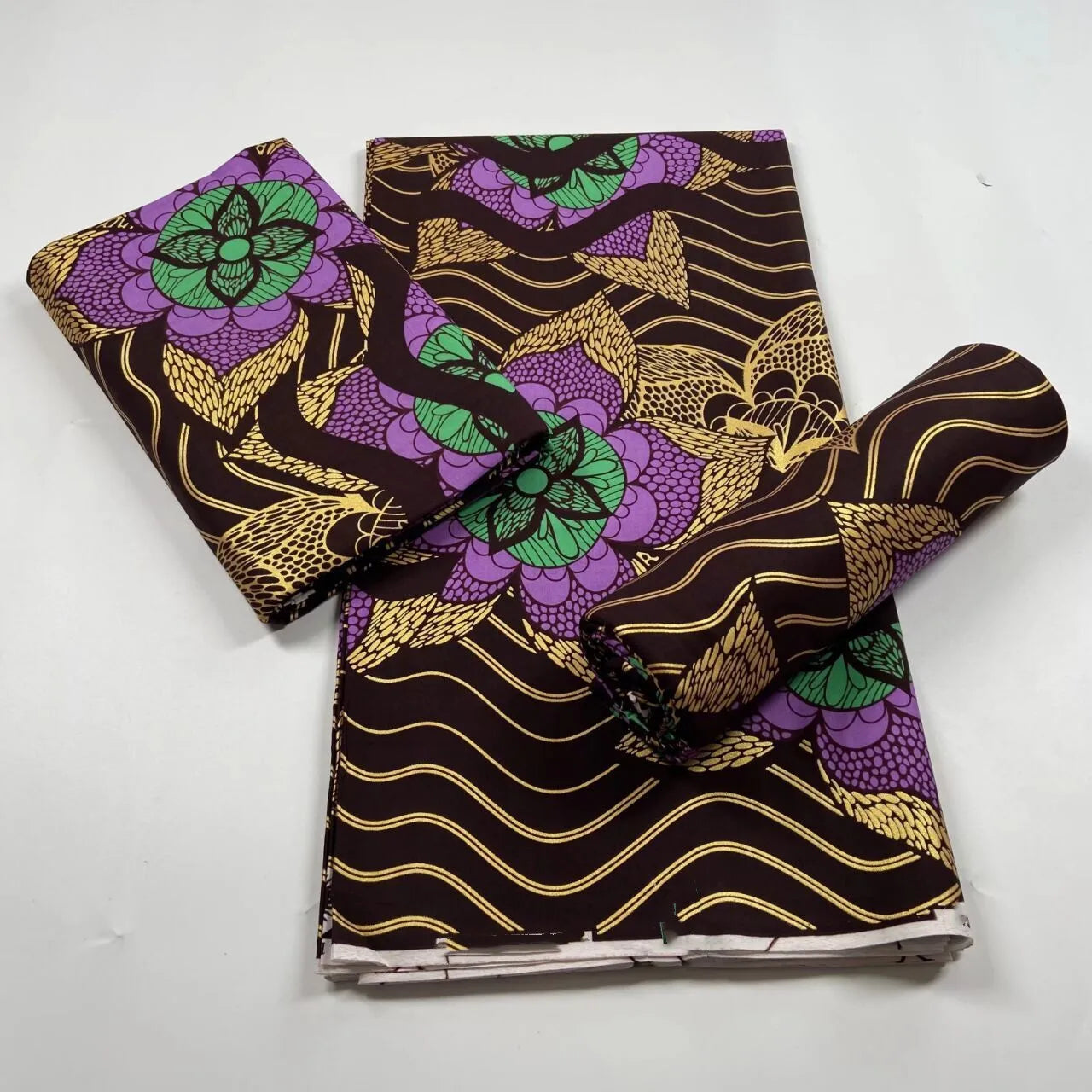 2025  African Golden Wax Fabric Cotton Stuff Rapper Batik Ankara Original High Quality New Material Pagne Maintenant