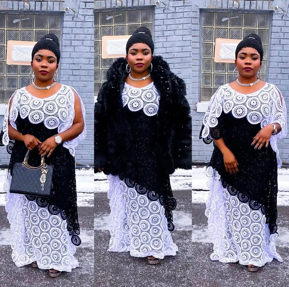 African Party Dresses for Women Elegant Lace Africa Clothing New Muslim Fashion Abayas Dashiki Robe Kaftan Long Maxi Dress 2023