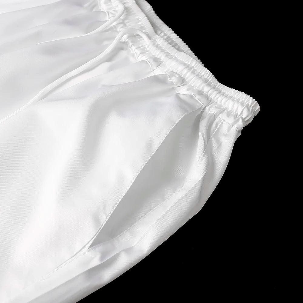 H&D African Clothes for Men White Tradition Wedding Party Clothing Robe Embroidery Shirt Pants 3 Pcs Set Dashiki Agbada Ramadan