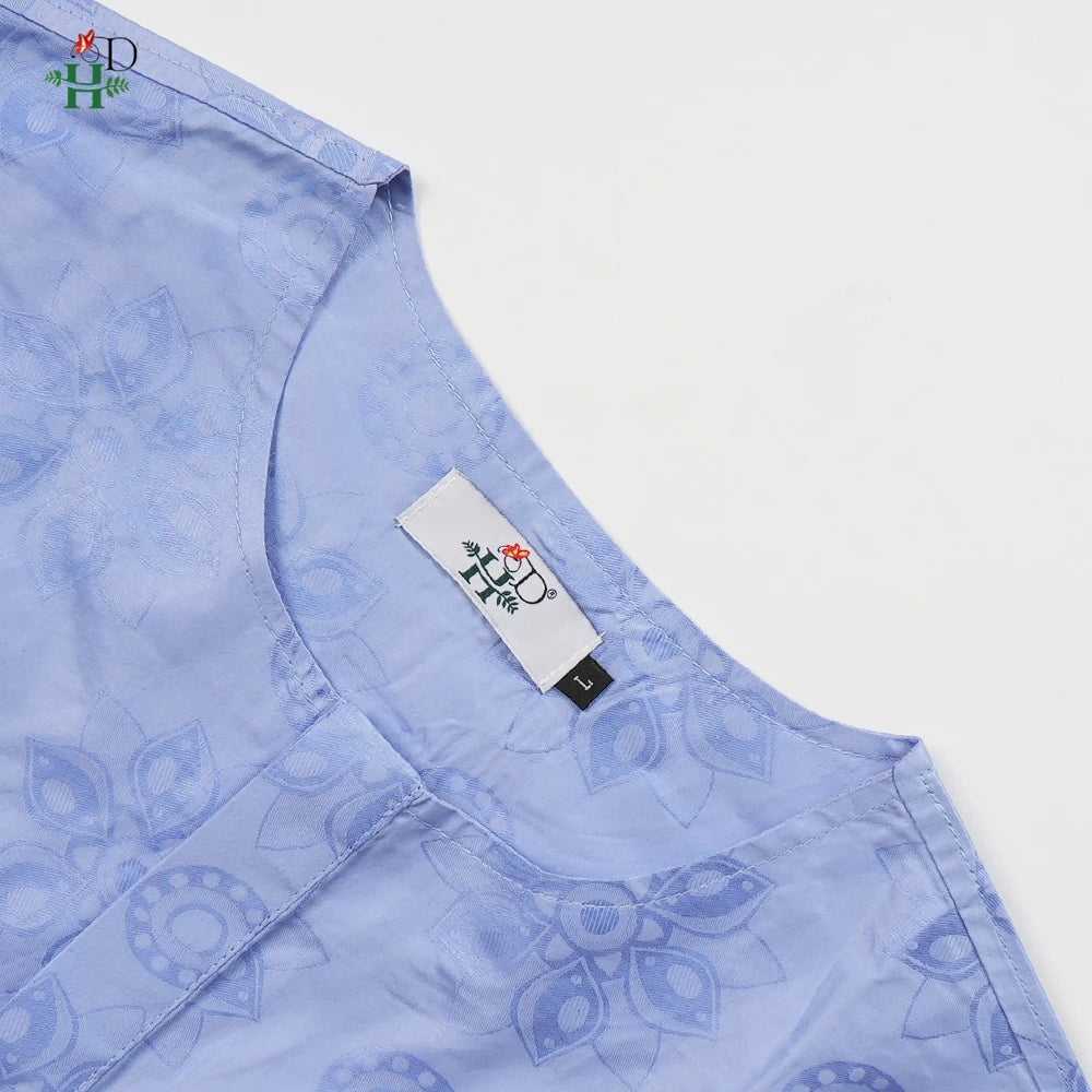 African Clothes Embroidery Blue Gown Plus Size For Men Elegant Party Wedding Thobe 3 PC Top and Pants Suits Set Daily Wear 2025