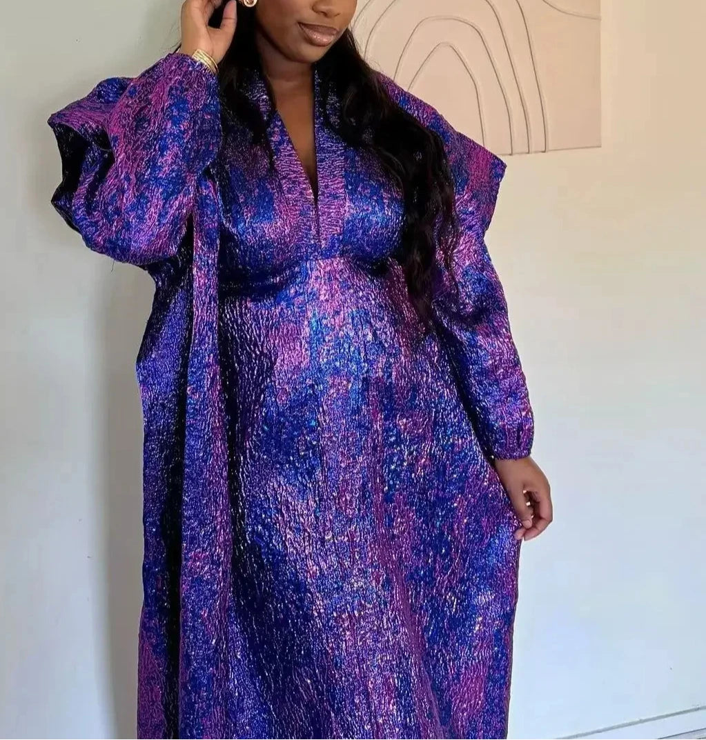 African Dresses for Women 2025  Traditional Africa Clothing Dashiki Ankara Outfit Gown Abayas Robe Muslim Kaftan Maxi Long Dress