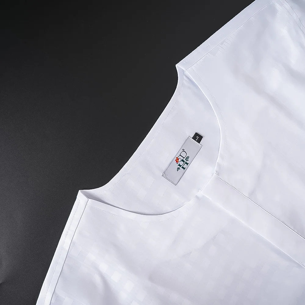 H&D African clothes For Men Embroidered Robes Dashiki Shirt Pants 3PCS Set Muslim Ramadan Thobe Wedding Festivals Christmas Gown