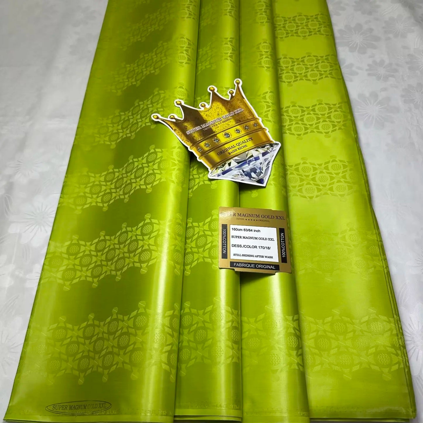 5 Meters Perfumed African Bazin Brocade Fabrics for Dress 100% Cotton Team Bazin Riche Brode Jacquard Material for Clothes 16A91