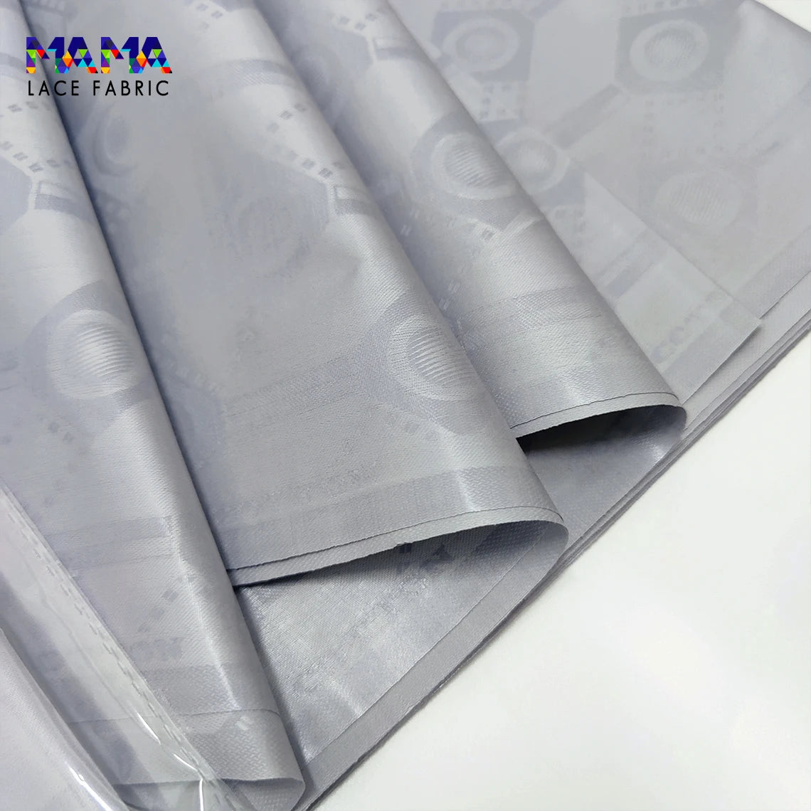 Grey Color Bazin Riche Gextczer Original Nigerian Women And Men Clothing Material Top Quality Mali Basin Rich Jacquard Fabric