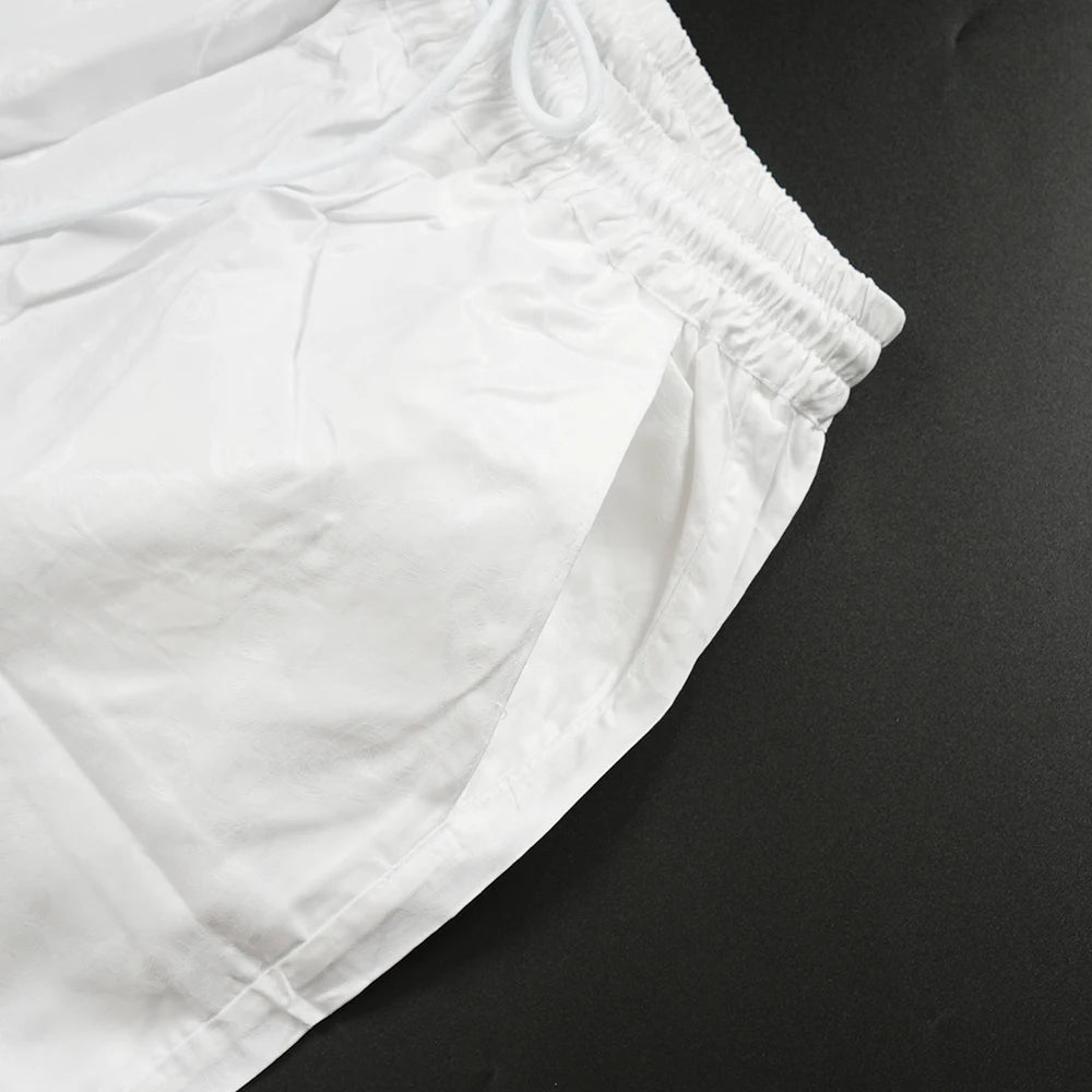 African Clothes Embroidery Bazin Riche Bubu Gown For Men Church Party Wedding Thobe 3 PC Top and Pants White Suit Set Daily Wear