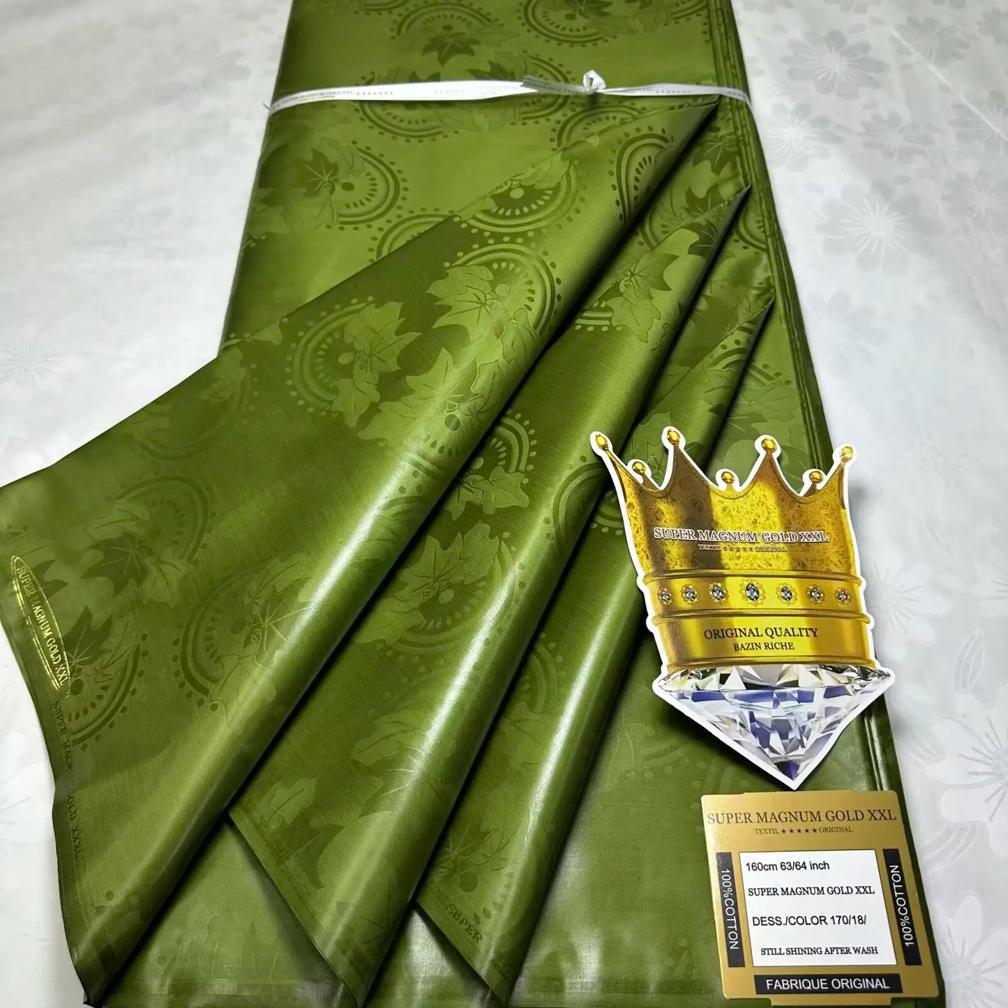 5 Meters Perfumed African Bazin Brocade Fabrics for Dress 100% Cotton Team Bazin Riche Brode Jacquard Material for Clothes 16A91