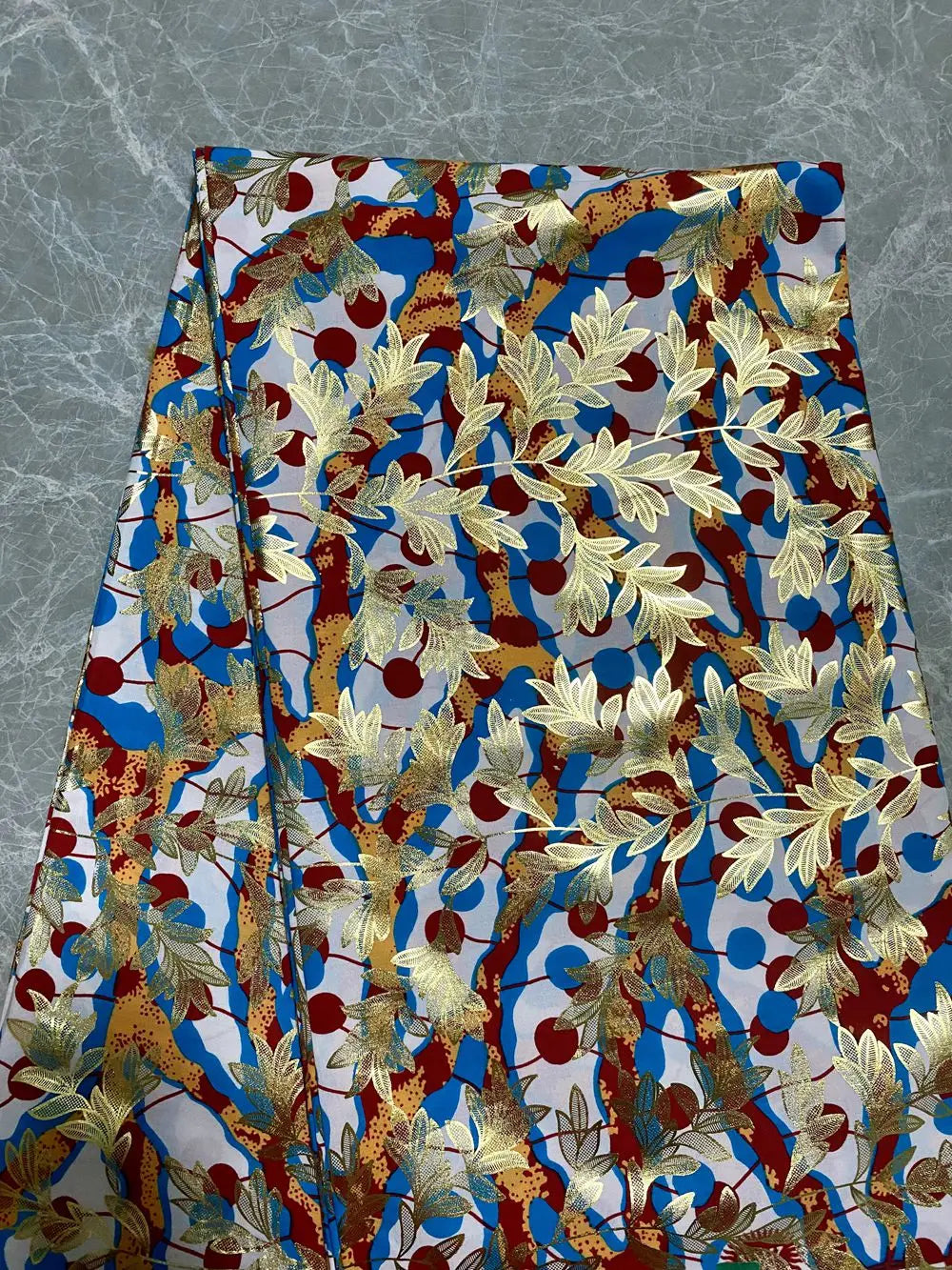 Soft Stuff Cotton Material African Wax Fabric Ankara Golden Printed Kente Super Good Quality Shine New For Sew Wedding Dress