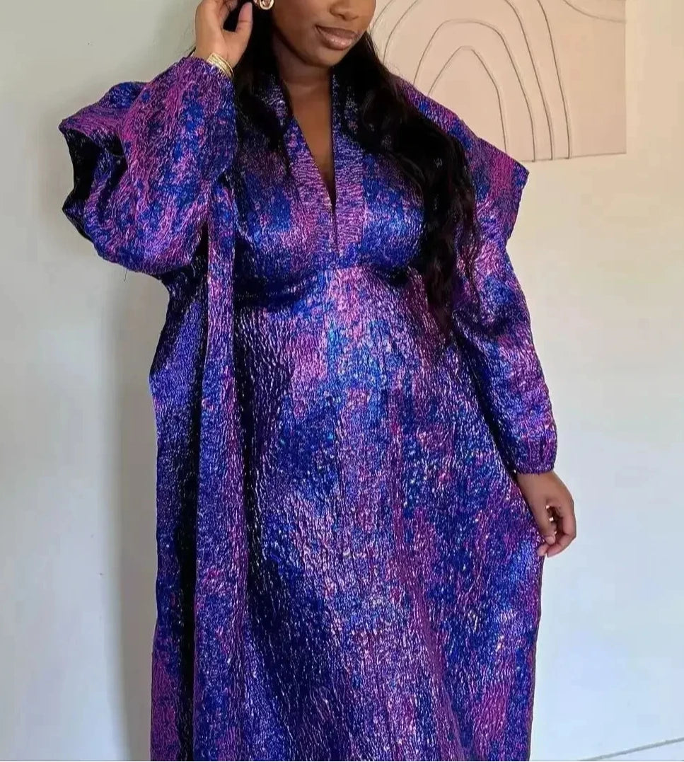 African Dresses for Women 2025  Traditional Africa Clothing Dashiki Ankara Outfit Gown Abayas Robe Muslim Kaftan Maxi Long Dress