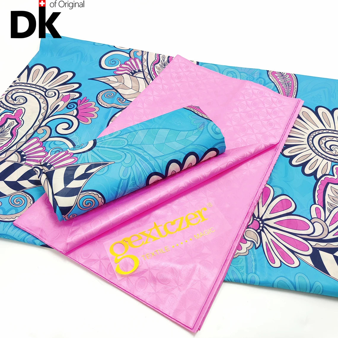 2.5 Yards Prints Baizn With 2.5 Yards Plain Bazin Perfect Match For African Guinea Women Wedding Party Dress Sewing Basin Fabric