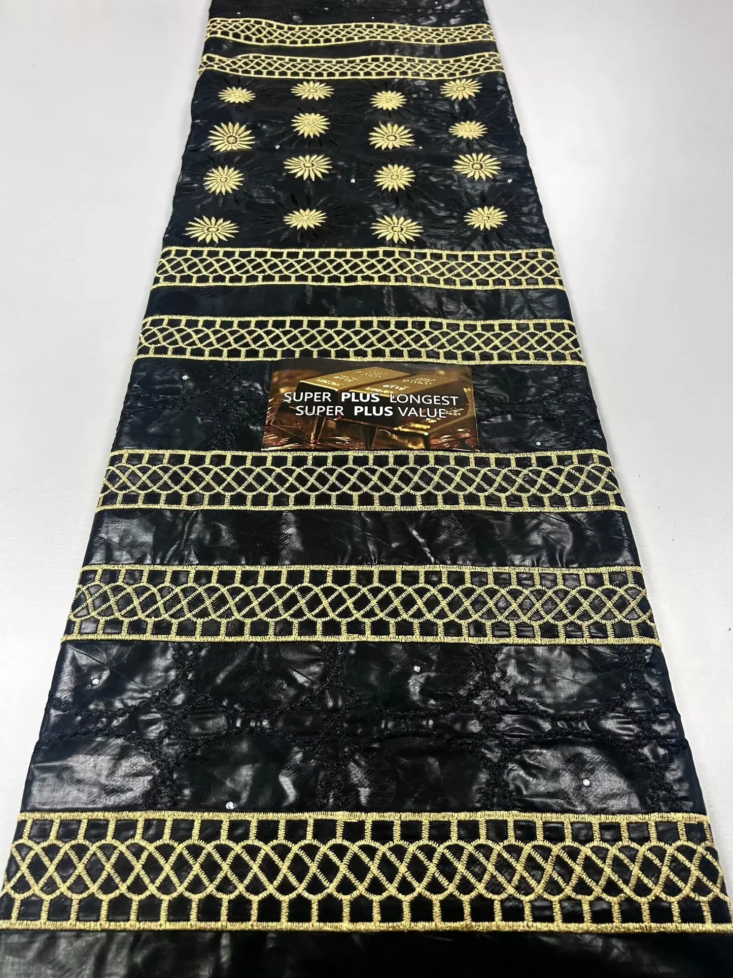 African Bazin Brocade Fabric for Women &Men, 100% Cotton, African, Basain Riche, Wedding, Hot Sale, Fashion, New Arrival,5 Yards