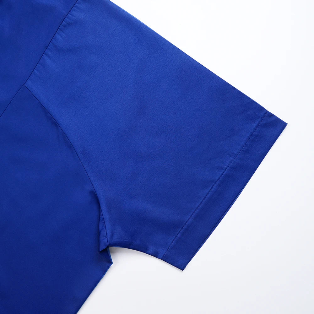 H&D African Clothes for Men 2 Pieces Set Elue Embroidered Tops and Pants Traditional Clothing Rich Bazin Original Wedding Party