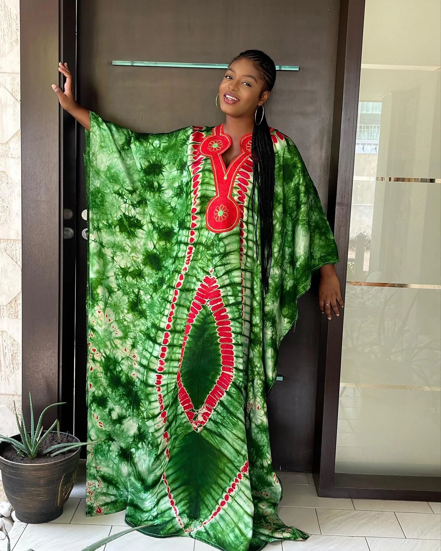 African Dresses For Women Tie Dyed Dashiki Embroidery Design Couple Fashion Elegant Dress With Scarf