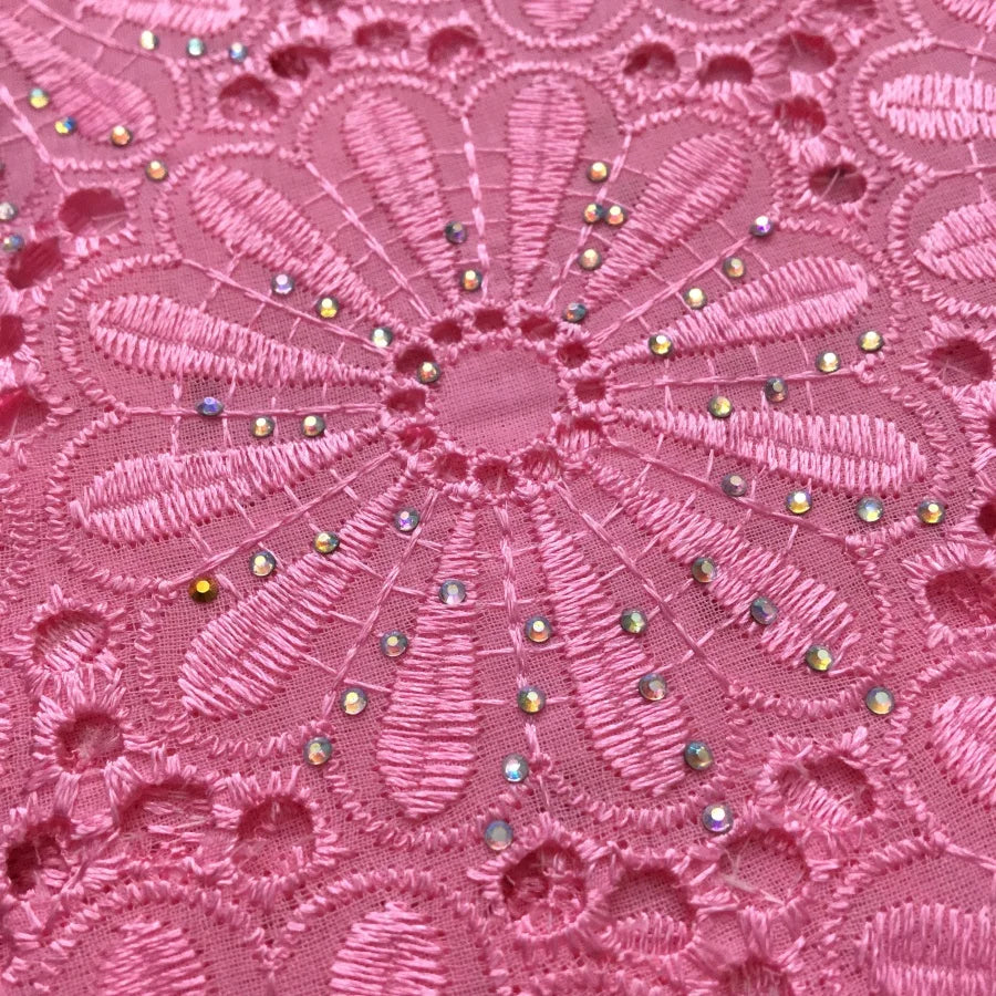 Nigerian Swiss Voile Cotton Fabric Lace African Lace Fabric with Stones Evening Party Dresses For Women High Quality2.5yards4200