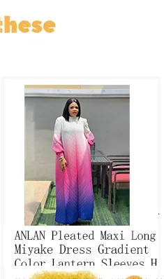 ANLAN Ruffles Pleated Dress Women V Neck Hanging Loose Style Dresses with Belt Female Elegant Clothing Spring 2025 New 2AN9083