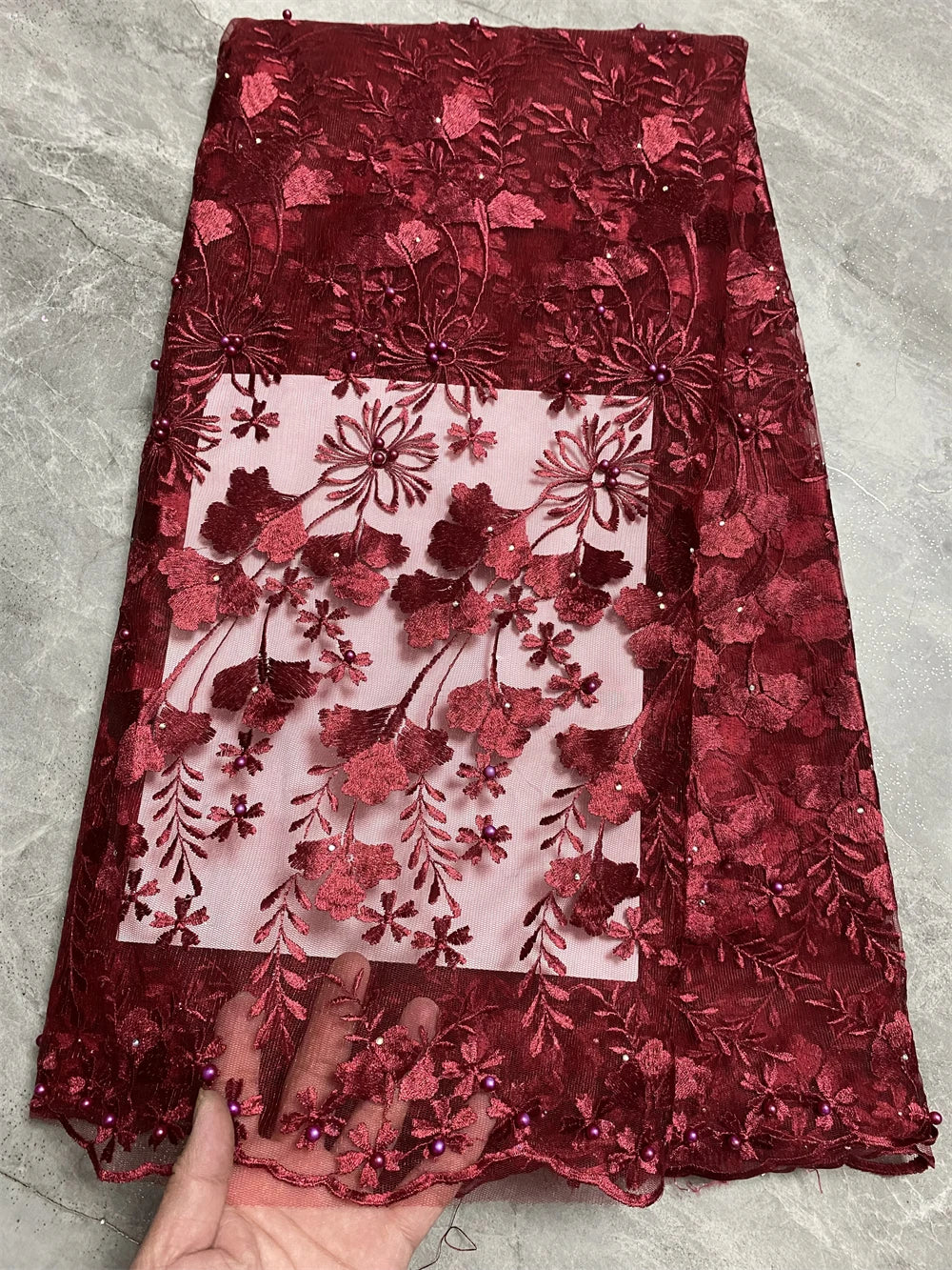 White And Black Lace Fabric Hot Selling African Tulle Lace Fabric 5 Yards Nigerian Lace For Wwomen Dress