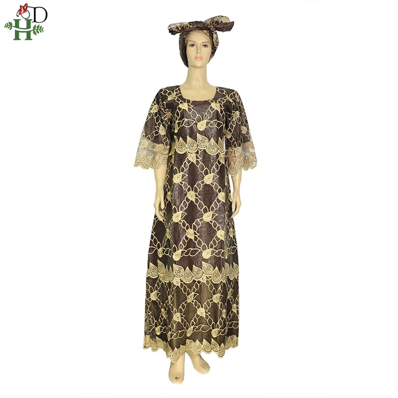 H&D Traditional African Dresses Women Plus Size Long Dress Dashiki Clothes South Africa Ankara 2022 robe africaine femme SP-31