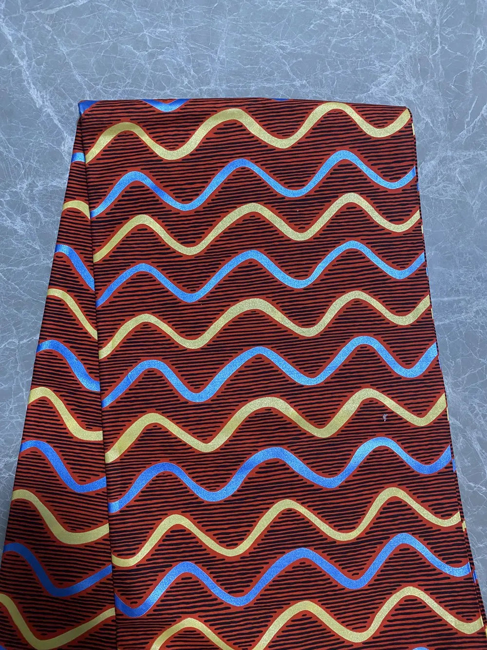 Soft Stuff Cotton Material African Wax Fabric Ankara Golden Printed Kente Super Good Quality Shine New For Sew Wedding Dress