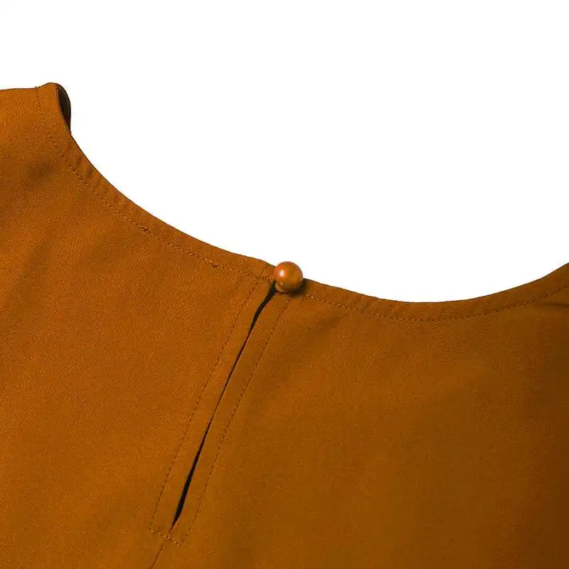 Plus Size VONDA Women Bohemian Long Maxi Dress Long Flare Sleeve Autumn Printed Vestidos Vintage Casual Loose Oversized Sundress