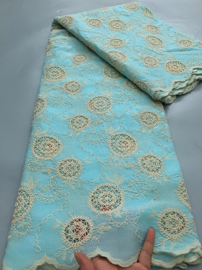 Blush Pink Swiss Voile Lace Fabric | Delicate White Rosette Bouquets & Filigree Tendrils | Petal-Hem Luxury Couture  S4371