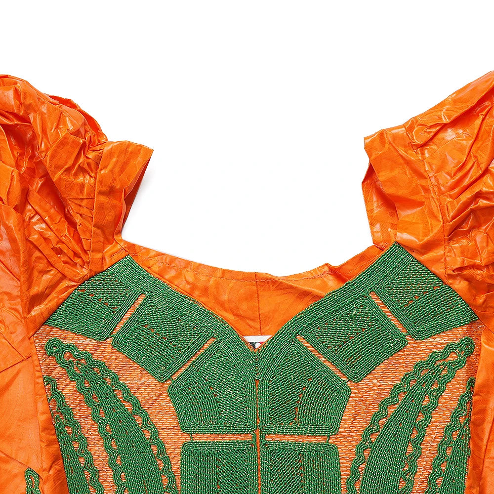 H&D African Clothes For Women Tradition Dress Embroidery Bazin Wedding Party Dress Ankara Robes Trads Wears African Clothes 2024