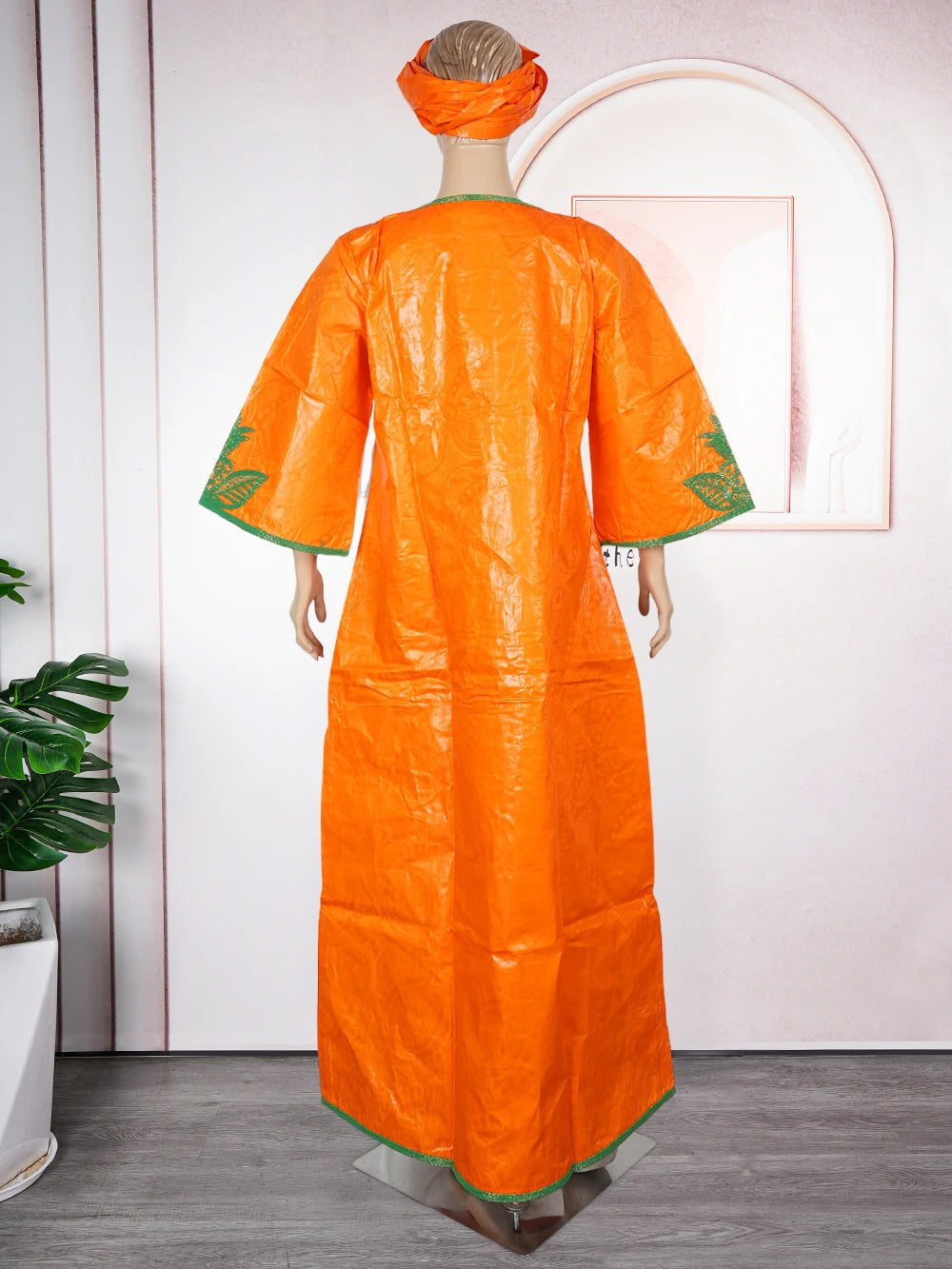 H&D African Clothing For Women Dashiki Traditional Bazin Embroidery Dresses Wedding Evening Party Gown Church Clothes Outfits