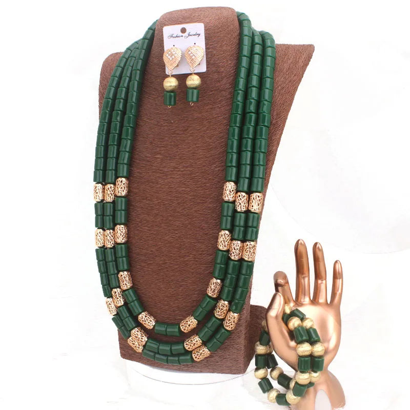 Dudo Artificial Coral Beads Jewelry Set African Nigeria Wedding Jewelry Bracelet Earrings Set 2023 Long Design
