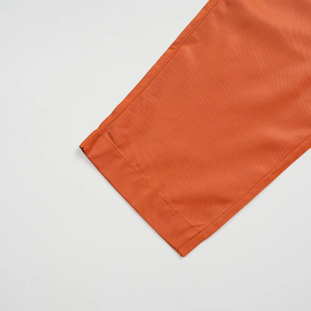 MD 2025 African Boubou Men Agbada 3 pieces Set Orange Dashiki Mens Shirt Pants Suit Embroidered Clothes Wedding Tops Pants Suit