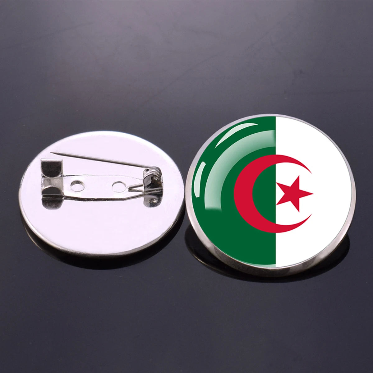 African Country National Flag Brooch Pins Algeria South African Morocco Egypt Nigeria Flags Badge