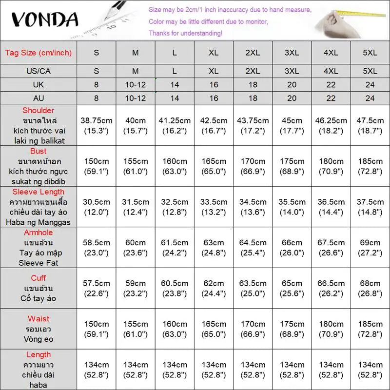 VONDA Plus Size 5XL Elegant Maxi Long Dress 2024 Fashion Satin Dress Sexy Printed Patchwork Bat-wing Sleeve Vestidos Ruffle Robe