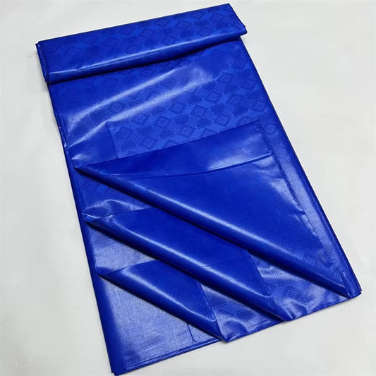 2025 African Bazin Riche Fabric Plain Bazin Brocade Latest 5 Yard African Lace Fabric For Dress